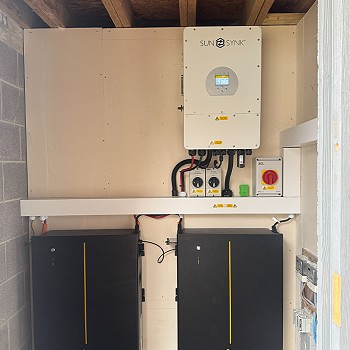 installed sun synk system