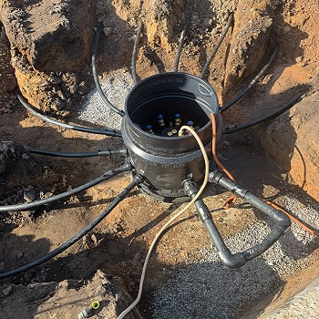 underground heating work